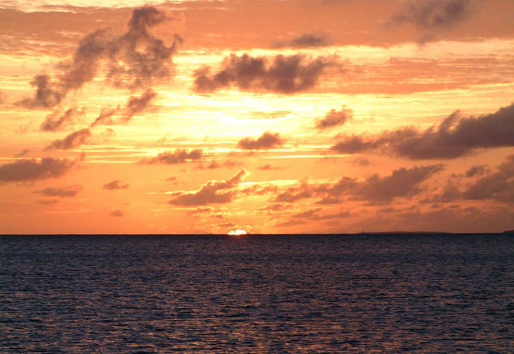 Sunset at Saint Martin